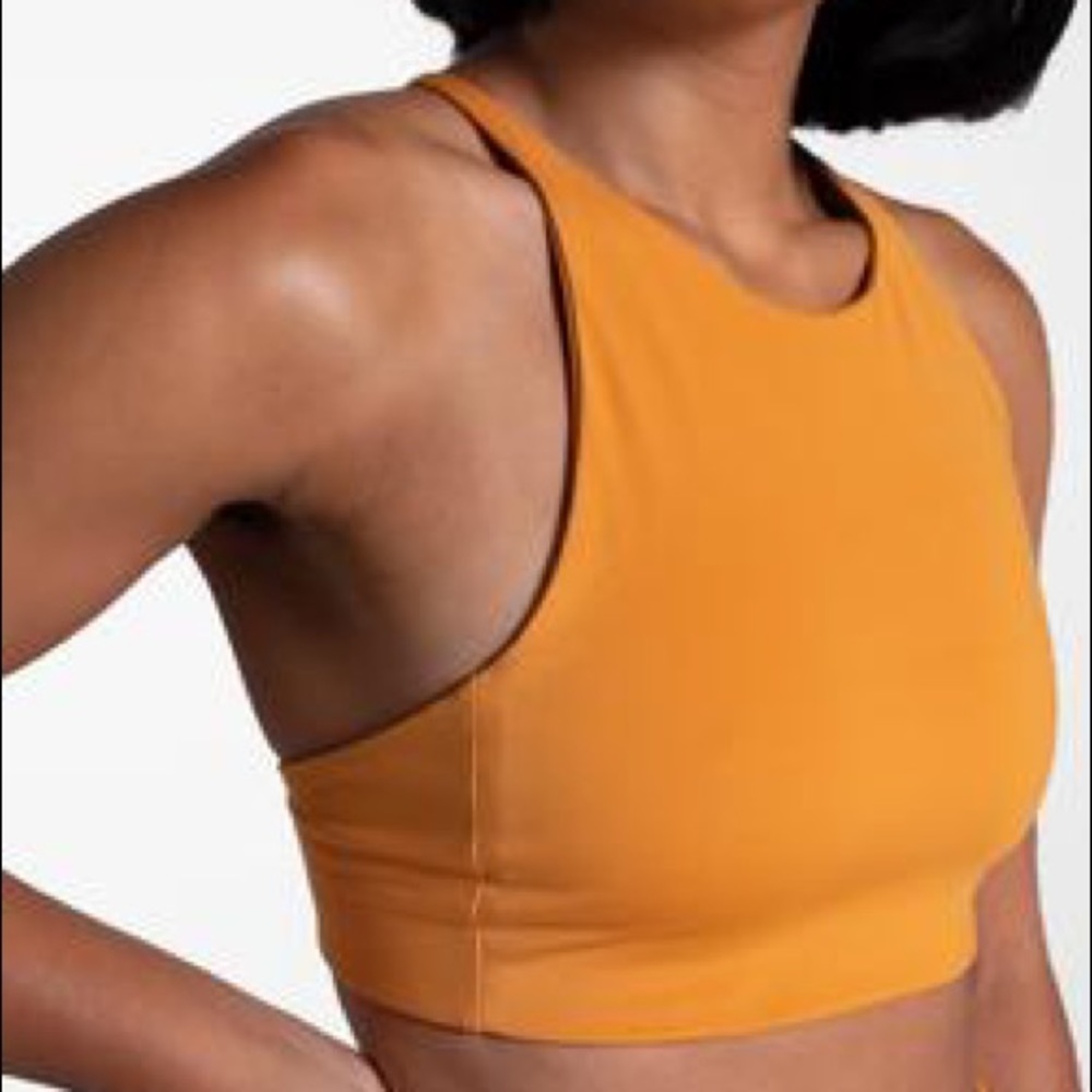 Girlfriend collective Topanga crop bra top EUC